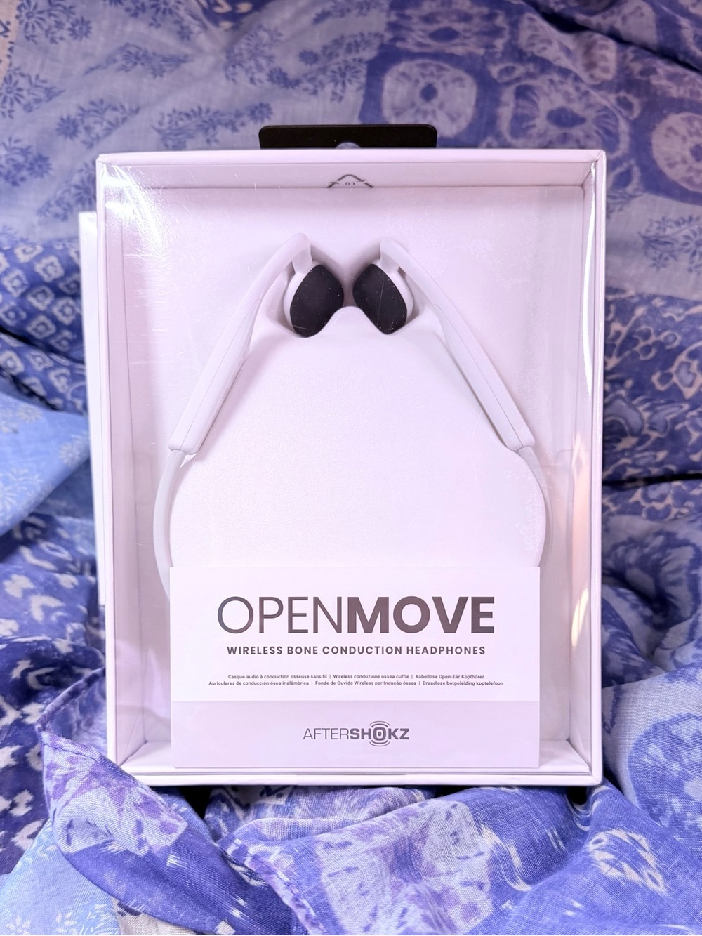 Aftershocks Bone Conducting Headphones, With OpenMove Technology- White